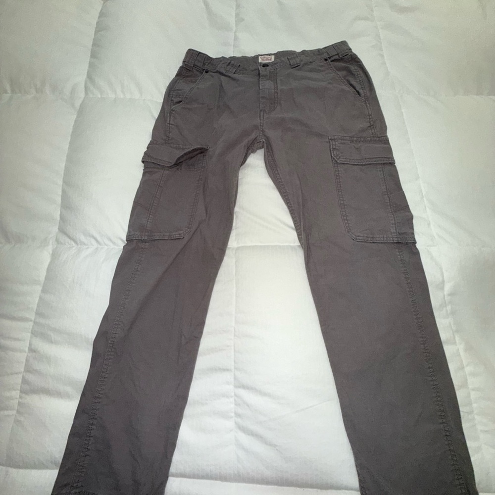 Levi's Charcoal Cargo Pants for Men